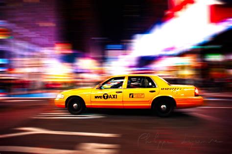 Yellow Taxis In New York City Philippe Lejeanvre Photography