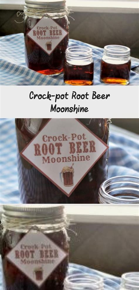This recipe was designed to introduce the reader to a unique way to create a specially blended grain alcohol flavored with root beer. Crock-pot Root Beer Moonshine in 2020 | Flavored beer ...