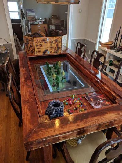 The Ultimate Dandd Tabel Game Room Tables Dnd Table Gaming Table Diy