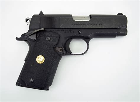 Colt Light Weight Officers 45 Acp Caliber Pistol C12470