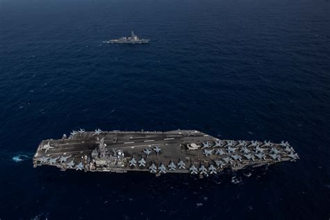 Ronald Reagan Carrier Strike Group Jmsdf Conduct Combined Operations