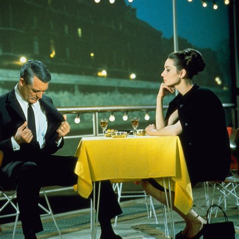 Audrey Hepburn And Cary Grant In Paris For Charade Audrey