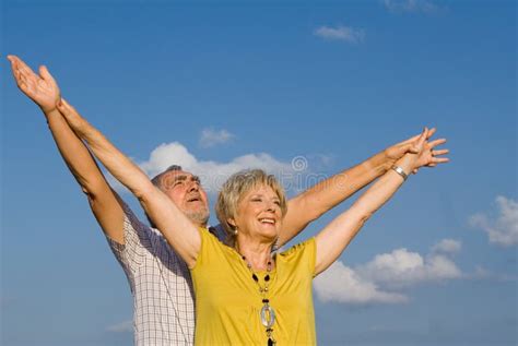Happy Senior Couple Stock Photo Image Of Attractive Mature 3399888