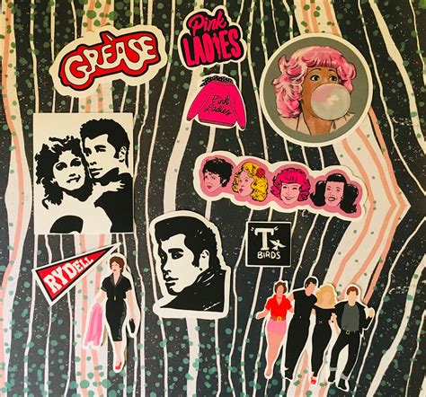 Grease Sticker Pack Grease Movie Stickers Grease Matte Etsy Australia