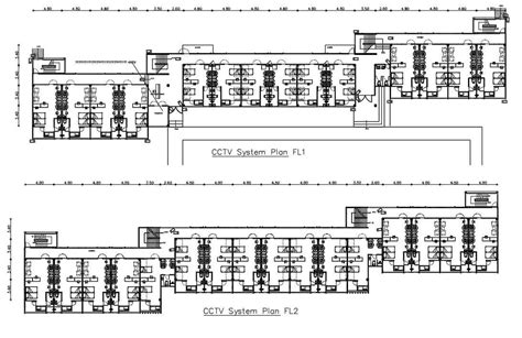 Hotel Bedroom Floor Plan With Cctv System Drawing Dwg File Cadbull My
