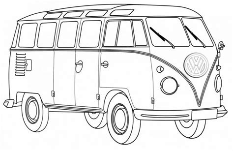 Best Volkswagen Bus Coloring Pages Volkswagen Bus Art Vw Art Vw Bus