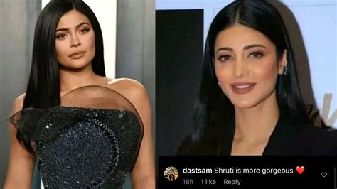 Viral Photo Suggesting Shruti Haasan As Kylie Jenners Doppelganger