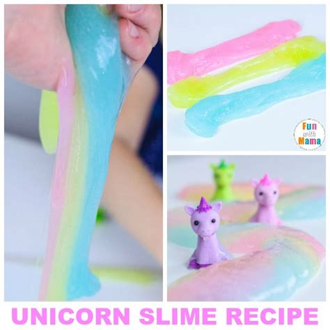 Easy Unicorn Slime Recipe Fun With Mama