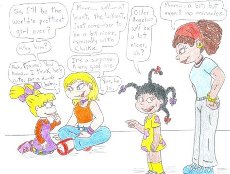 Angelica And Susie Meet Their Grown Up Selves Rugrats Fan Art Fanpop