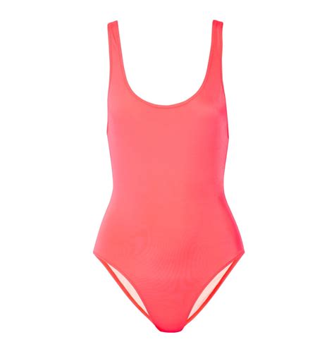 Lea Micheles Hot Pink One Piece Swimsuit Is Perfect For Spring Break
