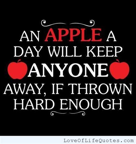 Funny Quotes About Apples Quotesgram