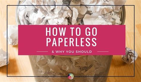 How To Go Paperless The Easy Way Kaleidoscope Living