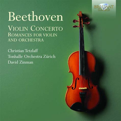 beethoven ludwig van violin concerto romances for violin and orchestra music
