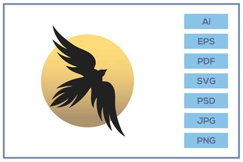 Vector Of Flying Bird Logo Design 409965 Logos Design Bundles