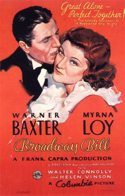 Movie Covers Broadway Bill Broadway Bill By Frank Capra