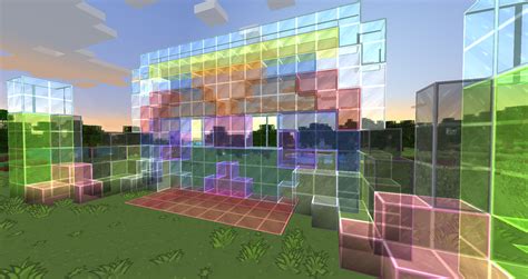 Minecraft Glass Resource Pack I Made A Resource Pack That Connects