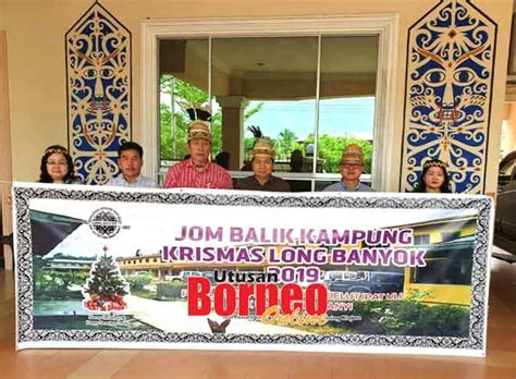 Pengarah program khidmat bakti negara, kementerian kebudayaan, belia dan sukan. Kampung Long Banyok anjur program 'Jom Balik Kampung ...