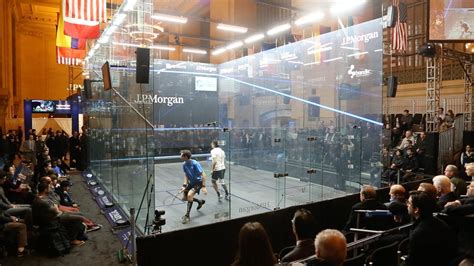Time Lapse A Squash Court Rises In Grand Central