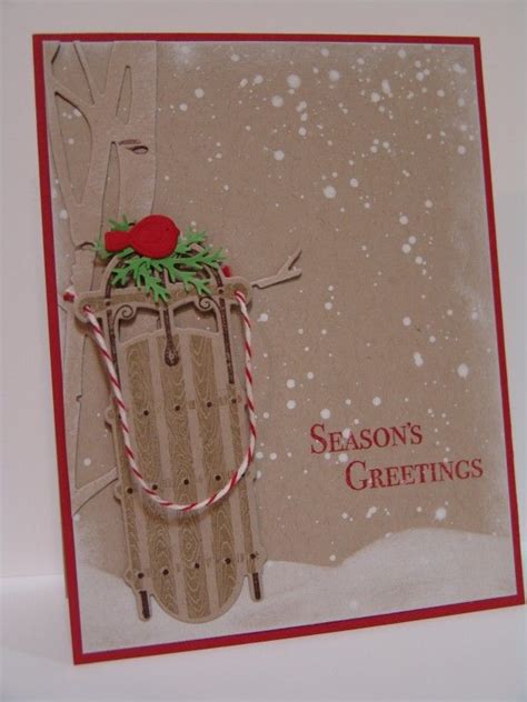 Hycct1511 Sledding Greetings By Suen Cards And Paper Crafts At