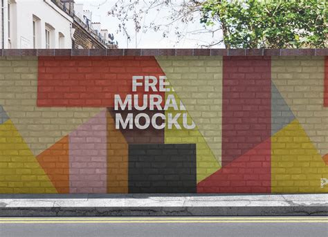 Free Street Mural Wall Mockup Psd Good Mockups
