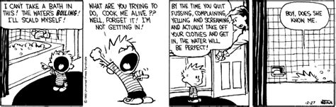 calvin and hobbes comic strips calvin s mom knows better