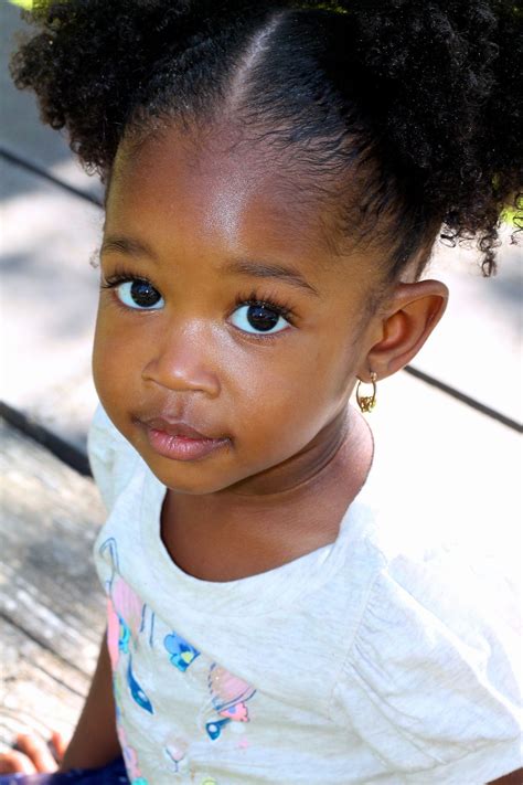 Gorgeous Baby Girl With Big Chocolate Brown Eyes Cute Black Babies