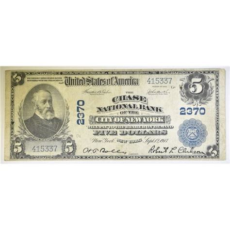 1917 5 National Bank Of New York New York