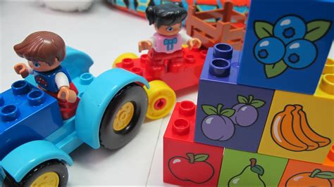 unboxing lego duplo my first tractor youtube