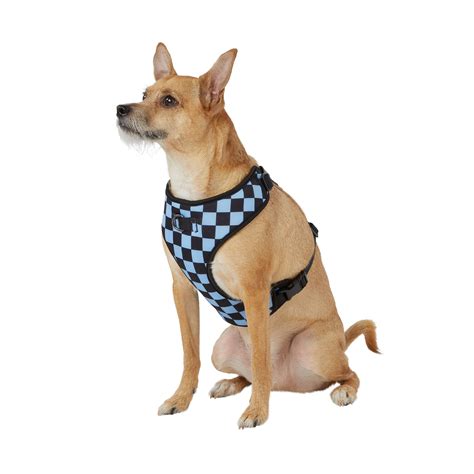 Top Paw® Blue Checkered Comfort Dog Harness | dog Harnesses | PetSmart