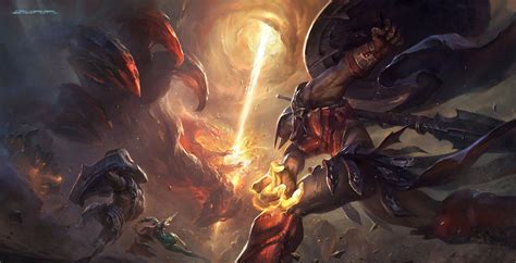 Pantheon League Of Legends Wallpapers Top Free Pantheon League Of