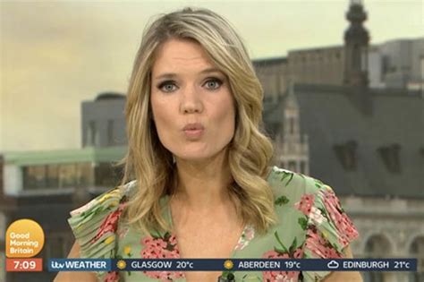 Itv Good Morning Britain Today Charlotte Hawkins Wears Plunging Dress Daily Star