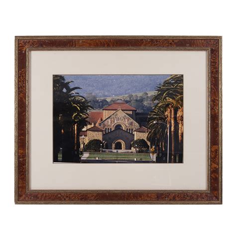 Signed Photograph Stanford Memorial Church Solvang Antiques