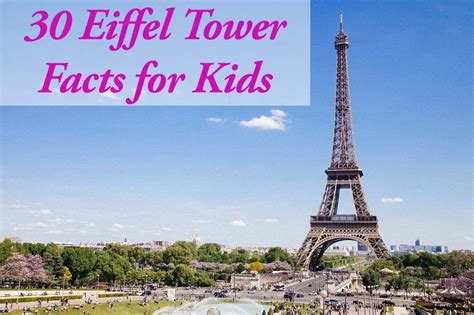 Eiffel Tower Facts For Kids Printable