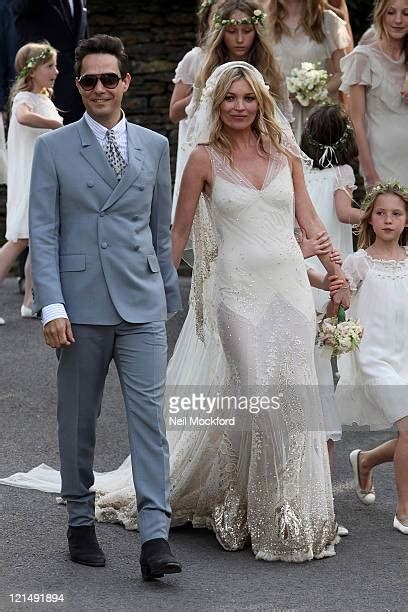 Kate Moss Wedding Photos And Premium High Res Pictures Getty Images