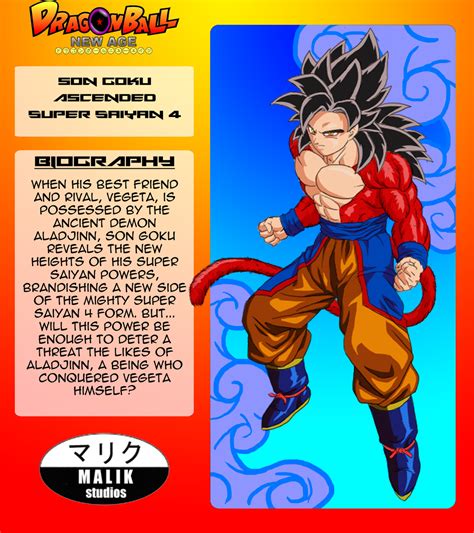Son Goku Assj4 Bio Card By Malikstudios On Deviantart