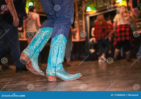 Western Boots With Cowboy Hat Stock Photography