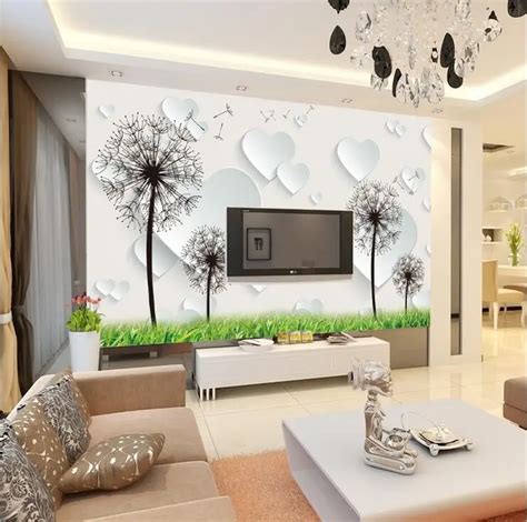 Custom Any Size 3d Wall Mural Wallpapersmodern Living Roomandbedroom