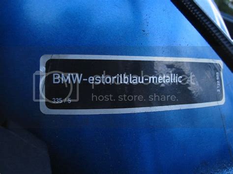 336 agaischblau aegean metallic blue. BMW-estorilblau-metallic