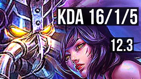 KASSADIN Vs AHRI MID Rank 2 Kassadin 16 1 5 Legendary Rank 25