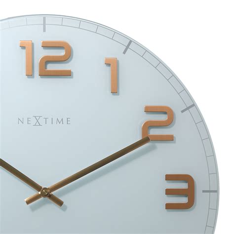Buy Classy Round Wall Clock White Copper Online Purely Wall Clocks