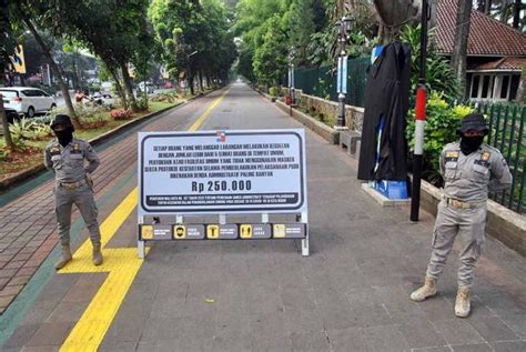 Penutupan Sementara Pedestrian Kebun Raya Bogor