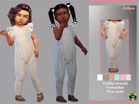 Toddler Overalls Dalila By Lyllyan At Tsr Sims 4 Updates