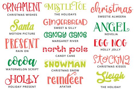Free Christmas Fonts For Cricut 2022 Christmas 2022 Update