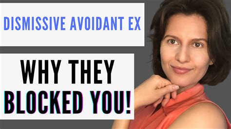 Dismissive Avoidant Breakup Why Your Avoidant Ex Blocked You Youtube