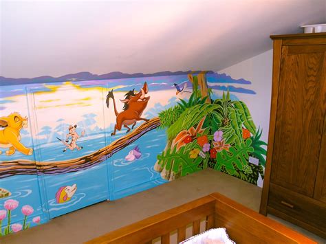 Maybe you would like to learn more about one of these? Lion King Mural | Sacredart Murals | Lion king nursery ...