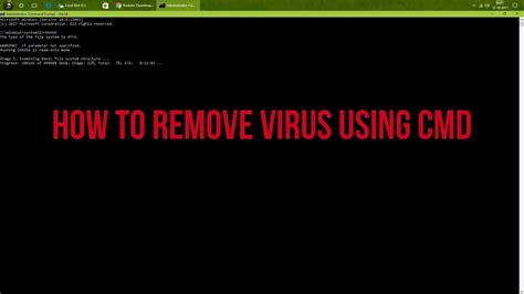 How To Remove Virus Using Cmd 2017 Youtube