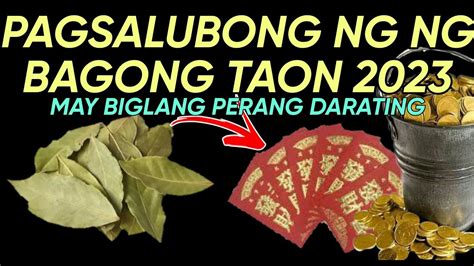 Pagsalubong Sa Bagong Taon 2023 Gawin Mo Na Biglang Per At Swerte