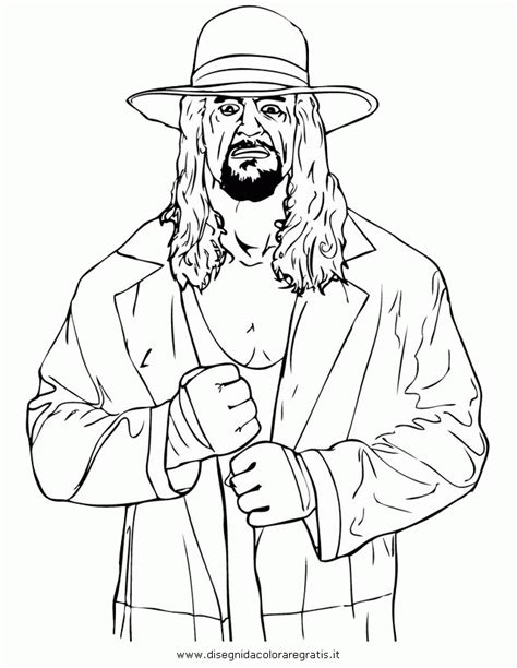 Printable Wwe Coloring Pages