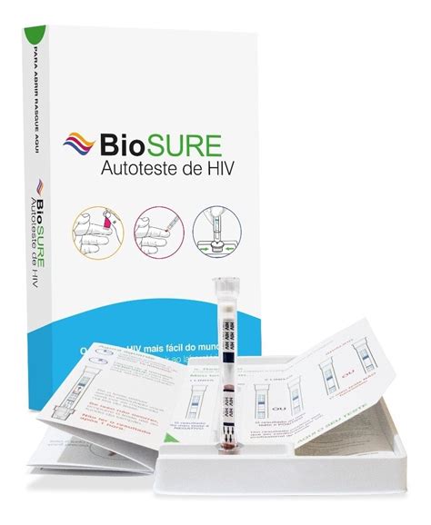 Hiv Biosure Self Test Autoteste Em Sangue Frete Grátis