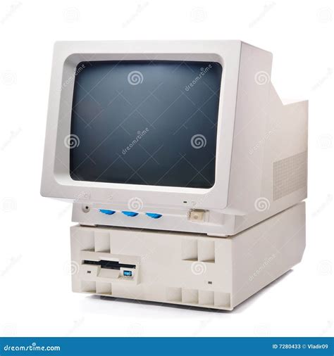 Vintage Personal Computer Stock Image Image Of Monitor 7280433